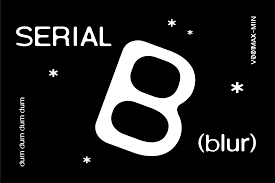 Пример шрифта Serial B Bold Blur